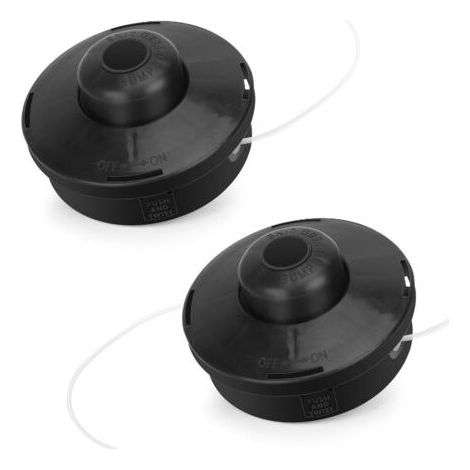 Universal cutting head – Weed Eater M10 x 1.25 LH replacement, petrol trimmer heads for brushcutters, Weed Eater parts compatible with Stih (2 pieces) (1/4)