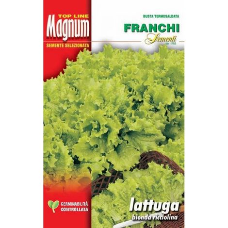 SEMI LATTUGA BIONDA RICCIOLINA BUSTA MAGNUM FRANCHI SEMENTI
