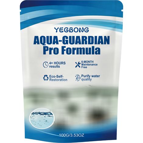 Water Guardian - Produit pour poissons d'eau claire, élimine les algues, nettoie l'aquarium, doux pour les poissons - 100 g (1/5)