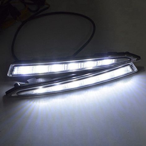 1 pair of LED daytime running lights and turn signals suitable for 12-15 Ford Kuga Escape (1/5)