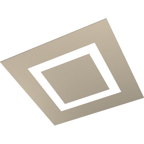 Plafoniera Moderna Carpet Metallo Sabbia 4 Luci 2G11 48Cm (1/4)
