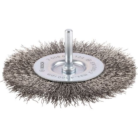 Bosch Brushing PRO Stainless Steel clean Wire Wheel Straight Shank 100 x 0.3mm