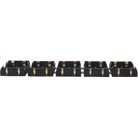 Boîtier de rangement pour 5 supports de piles 26650 SMD avec broches en bronze - JXLGV (1/5)