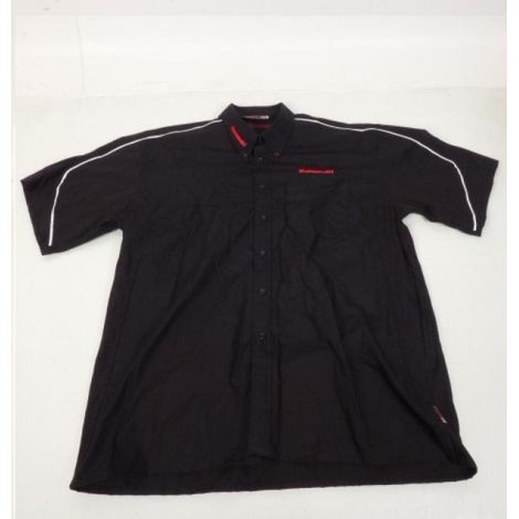 Chemise manche courte noir rouge Moto sport Kawasaki origine pour (1/2)