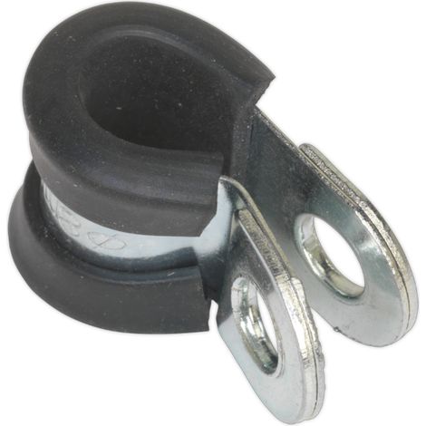 Sealey PCJ8 Rubber Lined P-Clip 8mm - Pack of 25 (1/2)