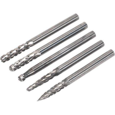Sealey Micro Carbide Burr Set 5pc MCBSET01 (1/4)