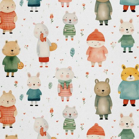 Telas decorativas para exteriores Oxford - Animales en ropa - DX2640 (1/5)