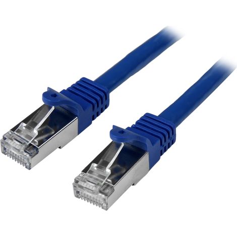 CABLE RESEAU CAT6 SFTP SANS CROCHET DE 2 M - M/M - BLEU