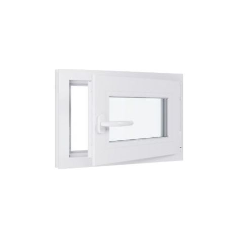 Finestra in PVC - Triplo vetro - Bianco - 600 mmx400 mm cm (1/5)
