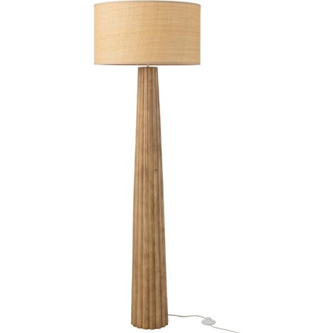 Lampadaire Parapluie en Bois "Ailanthus" 157cm Naturel