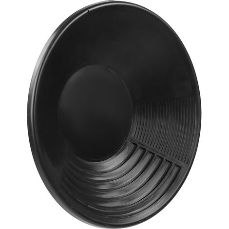 Set de 2 Tamis Orpaillage Noir Plastique Robustes, Lavage et Classement des Pépites, Outil de Prospection pour Rivière, Recherche d'Or (1/4)