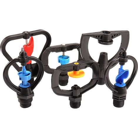 Buse à impact rotative moyenne portée (2)1/2" pour l'irrigation agricole, les jardins et les pelouses. Idéale pour la plantation et le verdissement. (1/4)