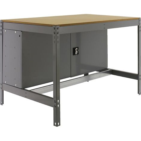 Simonrack Établi Simonrack gris bois robuste (1/5)