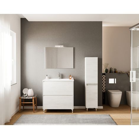 COLONNA BAGNO LISBONA ROVERE BIANCO