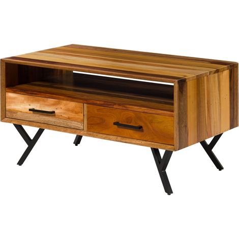 Couchtisch Altholz 100x60x51 natur lackiert AVIGNON 115