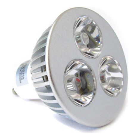Lampada Led GU10 3X1W 220V Bianco Caldo 3000K