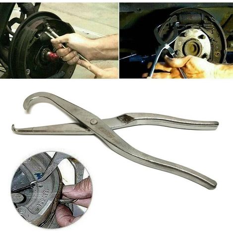 TRADE SHOP - Pinza Per Rimozione Istallazione Molle Molla Freni A Tamburo Auto 22 Cm A.21662 - (1/5)