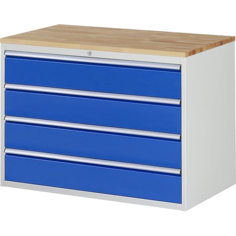 Rau Schubladenschrank Buche-Top und 4 x Schubl.-XXL 4x180mm (1/5)