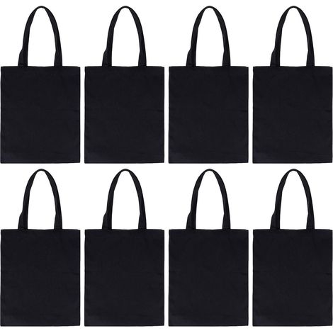 en toile noire 40 x 35 cm pour la peinture 8 sacs