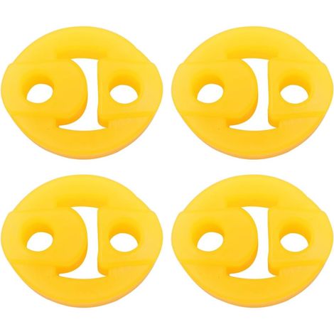 Lot de 4 supports d'échappement en caoutchouc pour montage sur véhicule (1/5)