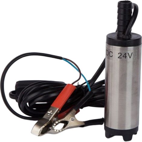Pompe à eau submersible 12 V, débit élevé de 840 l/h, idéale pour camping-car, bassin et aquarium.