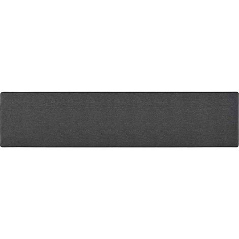 Tapis de salon Style Moderne - Tapis de couloir Anthracite 80x400 cm BV525084 - BonneVie (1/5)