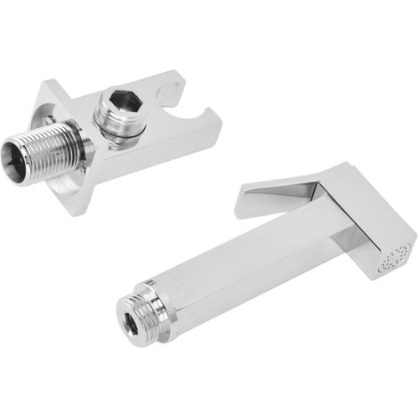 Duschpistole aus massivem Messing mit ausziehbarem Kunststoffschlauch, einfach zu installieren, ideal zum Baden von Haustieren und für die persönliche Hygiene – G1/2-Anschluss (1/5)