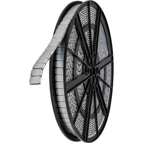 JBM – Rouleau de masses d'équilibrage adhésives en acier 5g x 1.000 – Épaisseur 4mm – Pour jantes en aluminium – Dévidoir 29,5 cm x 29,5 cm