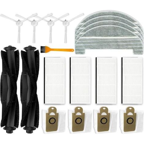 Accessoire Aspirateur Robot - - Ultenic T10 - Brosse Latérale - Filtre Hepa - Sacs à Poussière (1/4)