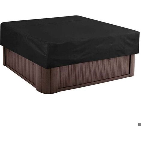 Ensoleille – Couverture de piscine carrée 215x215cm – Bâche solaire en polyester 190T – Protection UV et intempéries – Femeo (1/4)