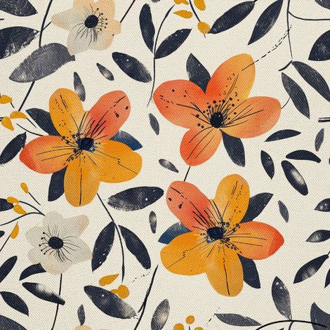 Tela decorativa para exteriores Oxford - Motiv Blumen I DX5365 (1/5)