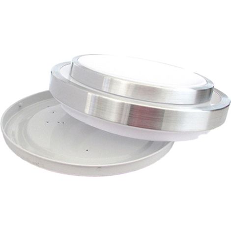 Plafoniera Vuota Rotondo Diametro 380mm Modello Doppio Anelli Per Led Plates (1/3)