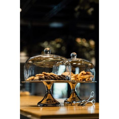 Campana de servicio lacor vidrio borosilicato resistente
