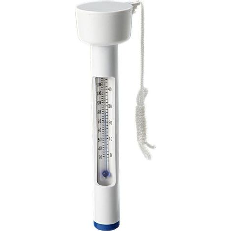 Thermomètre Flottant Blanc pour Piscine 19 cm - jardiboutique (1/2)