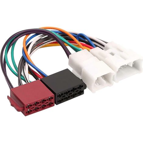 Faisceau de câbles pour autoradio, adaptateur de remplacement des connecteurs du faisceau de câbles radio (1/5)