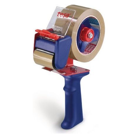 tesa Distributore di nastro da imballaggio 06300-1-0 Blu, Rosso Larghezza rotolo (max.): 50 mm Lunghezza rotolo (max.)