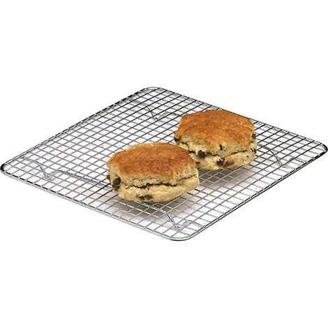 KitchenCraft Chrome Plated Square Cake Cooling Tray