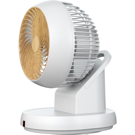 Oszillierender und regelbarer Tischventilator „Urbel“ mit Fernbedienung (30-W-Wechselstrommotor, 4 Geschwindigkeiten), Farbe Wei (1/3)