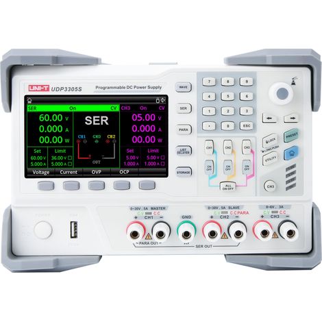 Alimentation de laboratoire UNI-T, UDP3305S, 4 canaux, programmable, 328 W