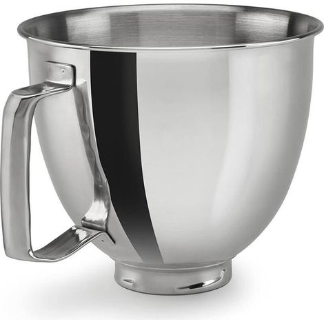 KitchenAid Bol mélangeur en acier inoxydable Kaishanyi Chef Machine Accessoires K5THSBP pour 5QT avec poignée (1/4)