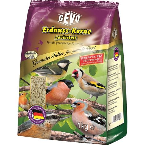 GEVO – Cacahuètes décortiquées en quartiers, 1 kg