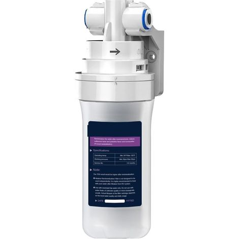 Système de Filtre à Eau Filtre de reminéralisation alcaline sous évier H1-A, système d'osmose Inverse à Bouton Rapide (Color : Fixedversion, Size : 1 UK) (1/4)