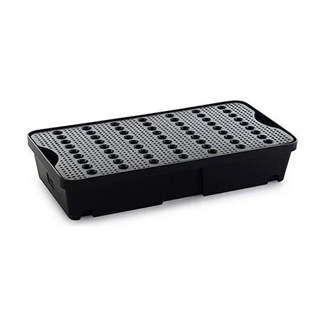 Auffangböden 30 L - mit Gitterrost - ST1-30-BK-BK