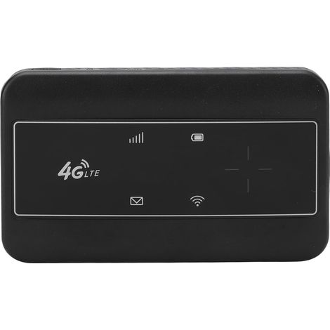 Portable Router, Versatile Travel Companion with Powerful Connectivity, Easy SIM Compatibility and Long Battery Life, for Travel and Everyday Use (Black) (1/5)