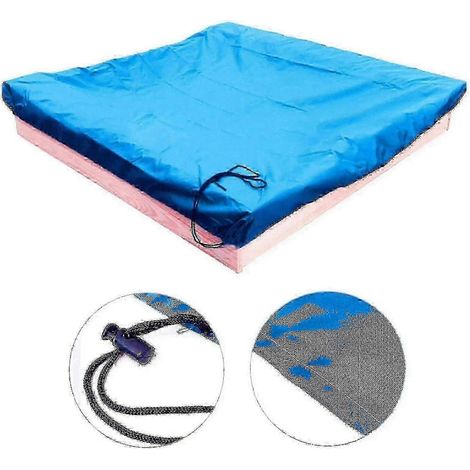 Wasserdichte, quadratische Plane für den Sandkasten – Schutz vor Staub, Regen und UV-Strahlung für Sandkastenspielzeug – Zubehör für Outdoor-Spiele (1/4)