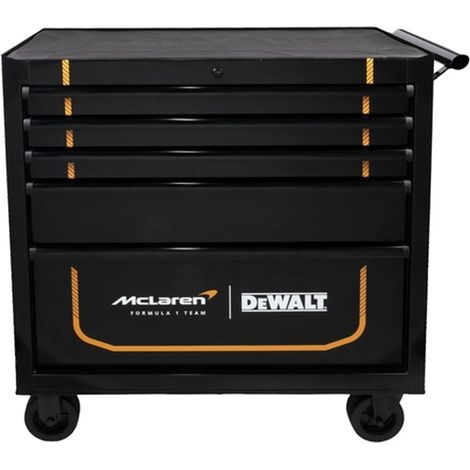 DeWalt Werkzeugwagen mit 5 Schubladen im DEWALT MCLAREN Design 900 mm