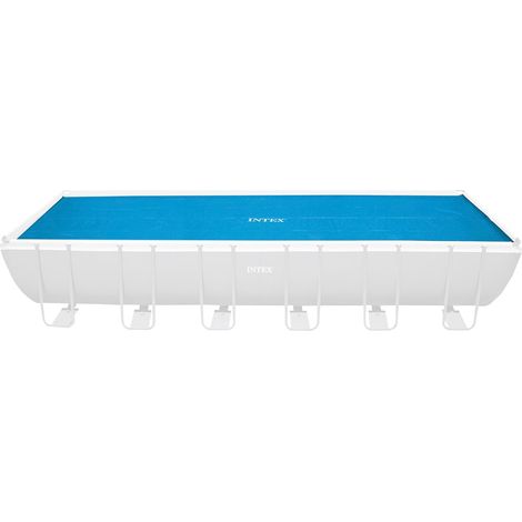1 Bâche solaire pour piscine rectangulaire 732x366cm, épaisseur 160 microns, réduction évaporation