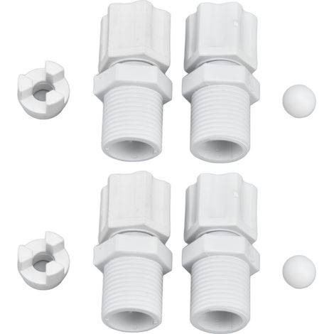 Packung mit 2 Rückschlagventil-Sets und Einlassanschlüssen, kompatibel mit HAYWARD CL200 & CL220 (2 Sets pro Packung) (1/5)