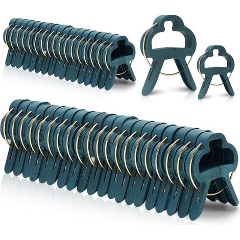 60 Pieces Clips for Climbing Plants, Tomato Clips, Plant Clips, Tomato Support Clips (2 Sizes) (1/4)