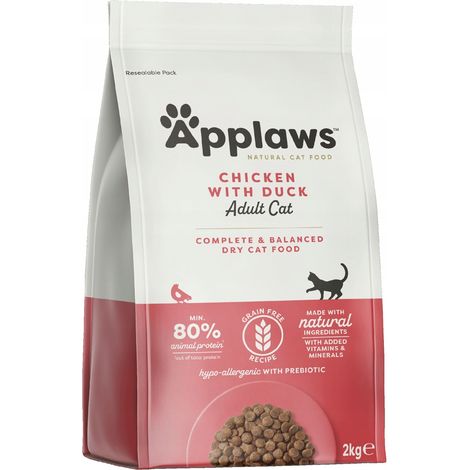 APPLAWS CAT Pollo y Pato Pollo Pato 2kg (1/2)